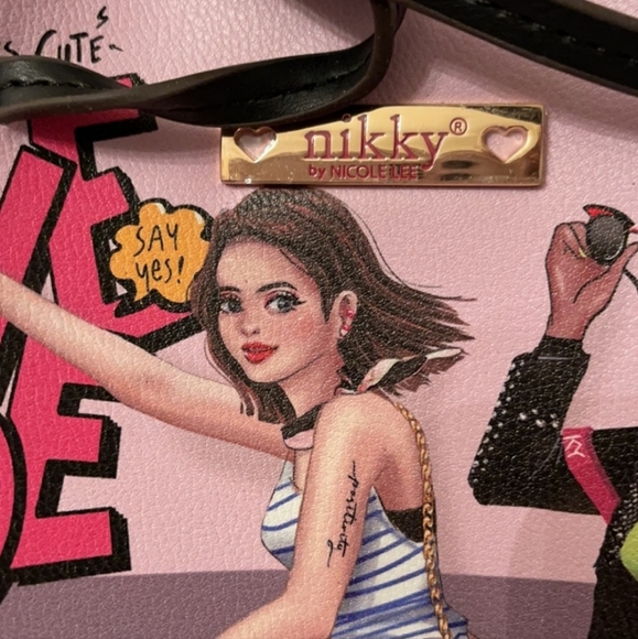 Nikky by Nicole Lee Satchel & Pouch Love Ride 2-Piece Set - Picture 3 of 13